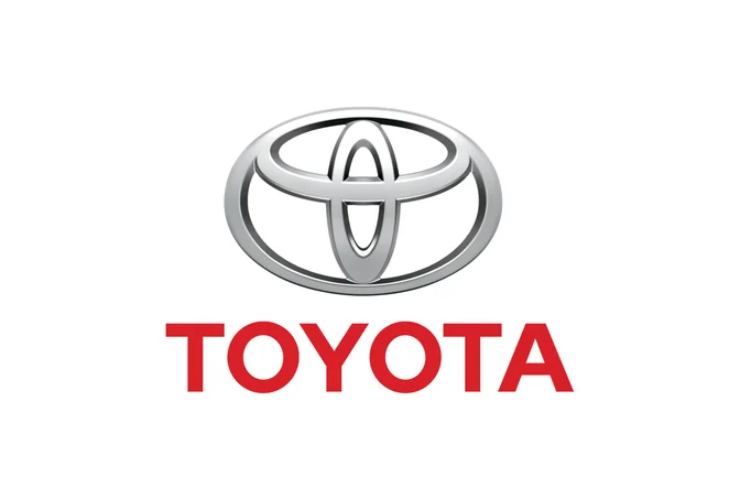 toyota logo metallic